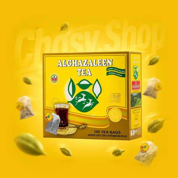 چای کیسه‌ای هل دو غزال اکبر