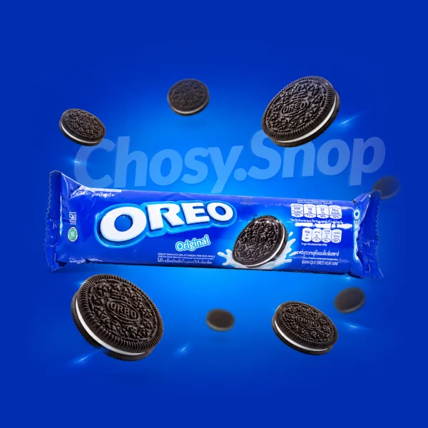 بیسکویت با کرم وانیلی اورئو ۱۱۰ گرمی