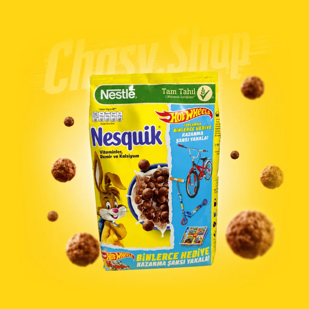 کورن فلکس نسکوئیک شکلاتی نستله ترکیه ای 450 گرمی | Nesquik Chocolate