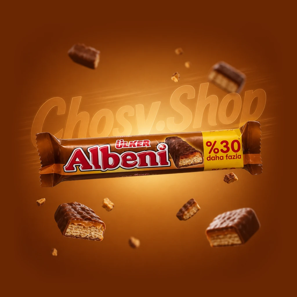 شکلات آلبنی اولکر با لایه کارامل و شکلات 30% - 52 گرم