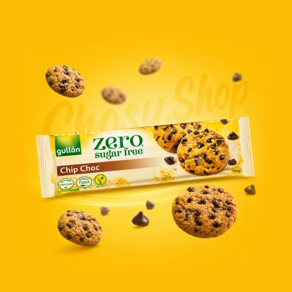 کوکی بدون شکر با چیپس شکلات گالون ۱۵۰ گرمی